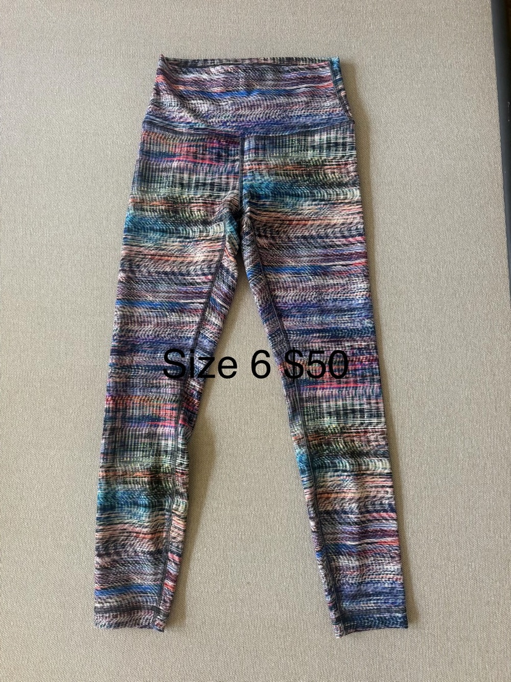 lululemon athletica Multicolor Striated Leggings
